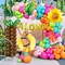 Tropical Balloon Arch Garland Kit – 178PCS Hawaiian Luau Party Decorations with Green, Hot Pink & Orange Balloons, Featuring Palm Tree, Aloha & Pineapple Foil Balloons for Summer Pool, Beach & Birthday Parties
